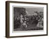 A Novel Open-Air Amusement in London, the Wednesday Evening Fete at the Botanic Gardens-Henry Marriott Paget-Framed Giclee Print