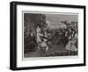 A Novel Open-Air Amusement in London, the Wednesday Evening Fete at the Botanic Gardens-Henry Marriott Paget-Framed Giclee Print