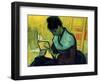 A Novel Reader-Vincent van Gogh-Framed Giclee Print