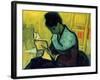 A Novel Reader-Vincent van Gogh-Framed Giclee Print