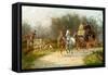 A November Morning-George Wright-Framed Stretched Canvas