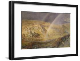 A November Rainbow, Dolwyddelan Valley, November 11 1866, 1 P.M. 1866, 1866-Alfred William Hunt-Framed Giclee Print