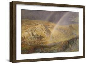 A November Rainbow, Dolwyddelan Valley, November 11 1866, 1 P.M. 1866, 1866-Alfred William Hunt-Framed Giclee Print