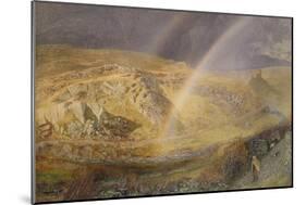 A November Rainbow, Dolwyddelan Valley, November 11 1866, 1 P.M. 1866, 1866-Alfred William Hunt-Mounted Giclee Print