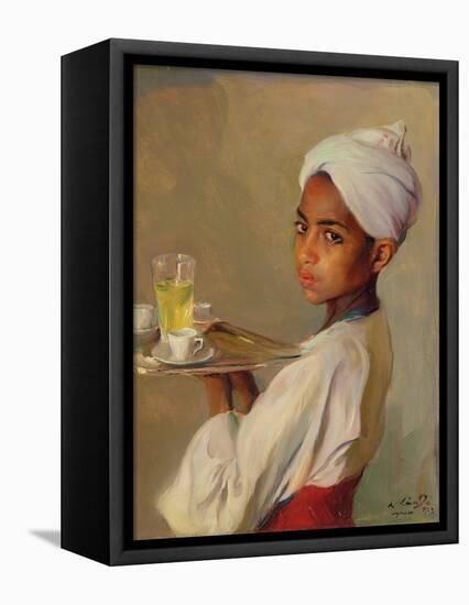 A Nubian Serving Boy, 1929-Philip Alexius De Laszlo-Framed Stretched Canvas