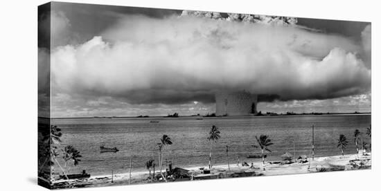 A Nuclear Weapon Test by the American Military at Bikini Atoll, Micronesia-Stocktrek Images-Stretched Canvas