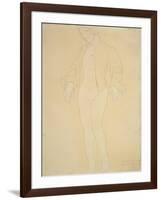 A Nude Female Dancer-Auguste Rodin-Framed Giclee Print