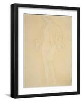 A Nude Female Dancer-Auguste Rodin-Framed Giclee Print