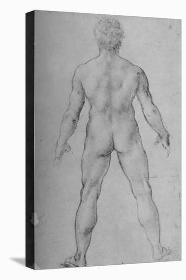 'A Nude Man seen from the Back', c1480 (1945)-Leonardo Da Vinci-Stretched Canvas