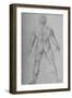 'A Nude Man seen from the Back', c1480 (1945)-Leonardo Da Vinci-Framed Giclee Print