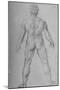 'A Nude Man seen from the Back', c1480 (1945)-Leonardo Da Vinci-Mounted Giclee Print