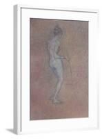 'A Nude Study', c1864, (1904)-James Abbott McNeill Whistler-Framed Giclee Print