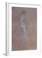 'A Nude Study', c1864, (1904)-James Abbott McNeill Whistler-Framed Giclee Print