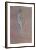 'A Nude Study', c1864, (1904)-James Abbott McNeill Whistler-Framed Giclee Print