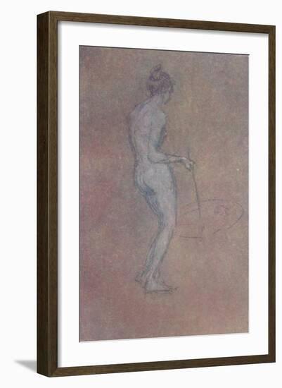 'A Nude Study', c1864, (1904)-James Abbott McNeill Whistler-Framed Giclee Print