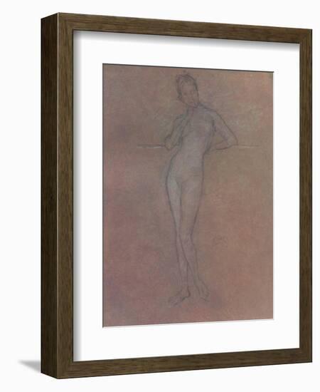 'A Nude Study', c1872, (1904)-James Abbott McNeill Whistler-Framed Giclee Print