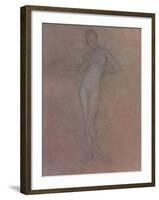 'A Nude Study', c1872, (1904)-James Abbott McNeill Whistler-Framed Giclee Print