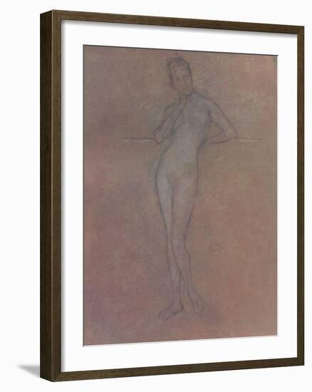 'A Nude Study', c1872, (1904)-James Abbott McNeill Whistler-Framed Giclee Print