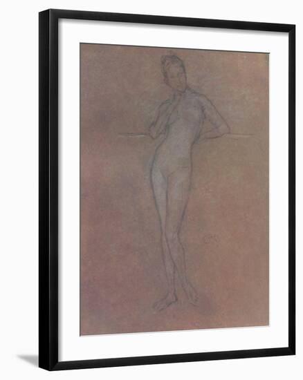 'A Nude Study', c1872, (1904)-James Abbott McNeill Whistler-Framed Giclee Print