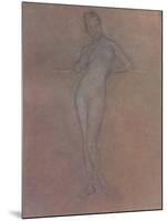 'A Nude Study', c1872, (1904)-James Abbott McNeill Whistler-Mounted Giclee Print