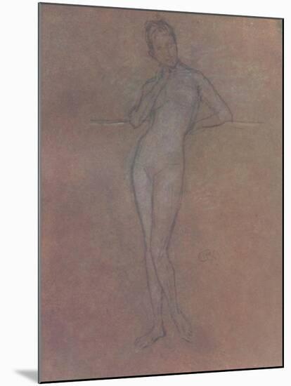 'A Nude Study', c1872, (1904)-James Abbott McNeill Whistler-Mounted Giclee Print