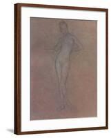 'A Nude Study', c1872, (1904)-James Abbott McNeill Whistler-Framed Giclee Print