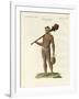 A Nukahiwans with Bat and Calabashes-null-Framed Giclee Print