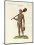 A Nukahiwans with Bat and Calabashes-null-Mounted Premium Giclee Print