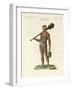 A Nukahiwans with Bat and Calabashes-null-Framed Giclee Print