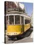 A Number 28 Tram Runs Along the Scenic Route Popular With Tourists in the Alfama District of Lisbon-Stuart Forster-Stretched Canvas
