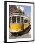 A Number 28 Tram Runs Along the Scenic Route Popular With Tourists in the Alfama District of Lisbon-Stuart Forster-Framed Photographic Print