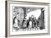 A Number of Women Attend to a Poorly Man, 19th Century-George Cruikshank-Framed Giclee Print