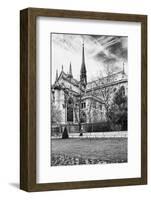 A nun - Notre Dame Cathedral - Paris - France-Philippe Hugonnard-Framed Photographic Print