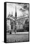 A nun - Notre Dame Cathedral - Paris - France-Philippe Hugonnard-Framed Stretched Canvas