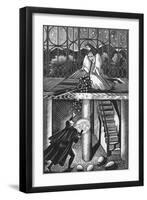 A Nun Throwing Away the Rich Jew's Jewellery-Eric Ravilious-Framed Giclee Print