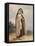 A Nun, with Additions by Princess Maria Annunziata Di Borbone (1843-1871)-Giacinto Gigante-Framed Stretched Canvas