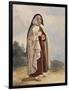 A Nun, with Additions by Princess Maria Annunziata Di Borbone (1843-1871)-Giacinto Gigante-Framed Giclee Print