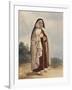 A Nun, with Additions by Princess Maria Annunziata Di Borbone (1843-1871)-Giacinto Gigante-Framed Giclee Print