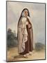 A Nun, with Additions by Princess Maria Annunziata Di Borbone (1843-1871)-Giacinto Gigante-Mounted Giclee Print