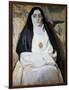 A Nun-Joaquín Sorolla y Bastida-Framed Art Print
