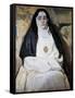 A Nun-Joaquín Sorolla y Bastida-Framed Stretched Canvas