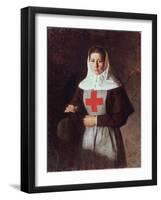 A Nurse, 1886-Nikolai Alexandrovich Yaroshenko-Framed Giclee Print