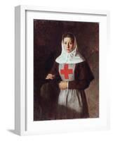 A Nurse, 1886-Nikolai Alexandrovich Yaroshenko-Framed Giclee Print