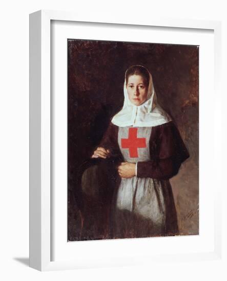 A Nurse, 1886-Nikolai Alexandrovich Yaroshenko-Framed Giclee Print