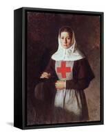 A Nurse, 1886-Nikolai Alexandrovich Yaroshenko-Framed Stretched Canvas