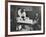 A Nurse Examines Girls Hair, Central Street Cleansing Station, London, 1914-null-Framed Photographic Print