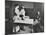 A Nurse Examines Girls Hair, Central Street Cleansing Station, London, 1914-null-Mounted Photographic Print