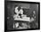 A Nurse Examines Girls Hair, Central Street Cleansing Station, London, 1914-null-Framed Photographic Print