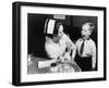 A Nurse Examining the Teeth of a Boy in New York, NY , Ca, 1935-null-Framed Photo