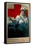 A Nurse Stabbing A Dragon Holding The Globe-Basilio Cascella-Framed Stretched Canvas